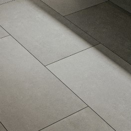 Close-up image of a glamorous apartment bathroom tiled floor